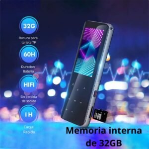 Reproductor Mp3 Mp4 Tactil 32gb Sonido Hifi Bluetooth 5.0