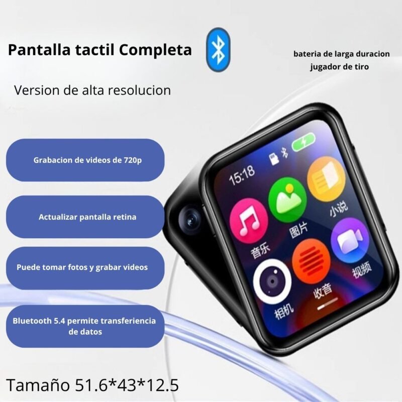 Reproductor De Música Mp3 Con Walkman Mp4 Hifi 5.4 Full Total