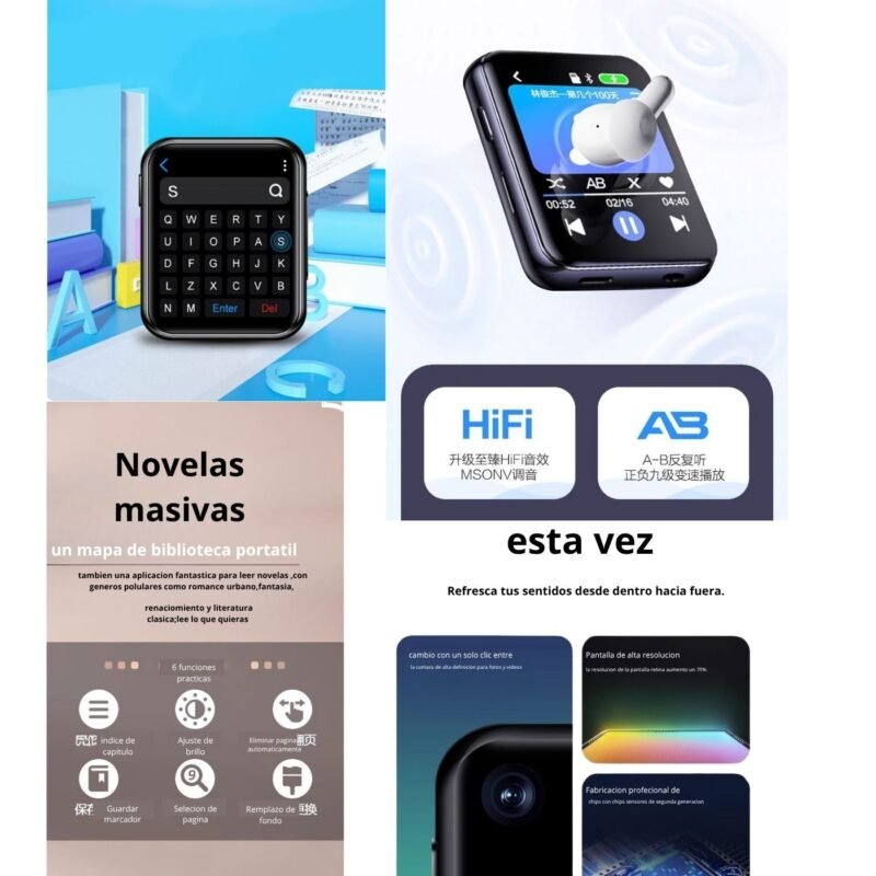 Reproductor De Música Mp3 Con Walkman Mp4 Hifi 5.4 Full Total