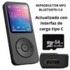 Reproductor Mp3 64gb Radio Fm Bluetooth Grabadora De Voz Usb