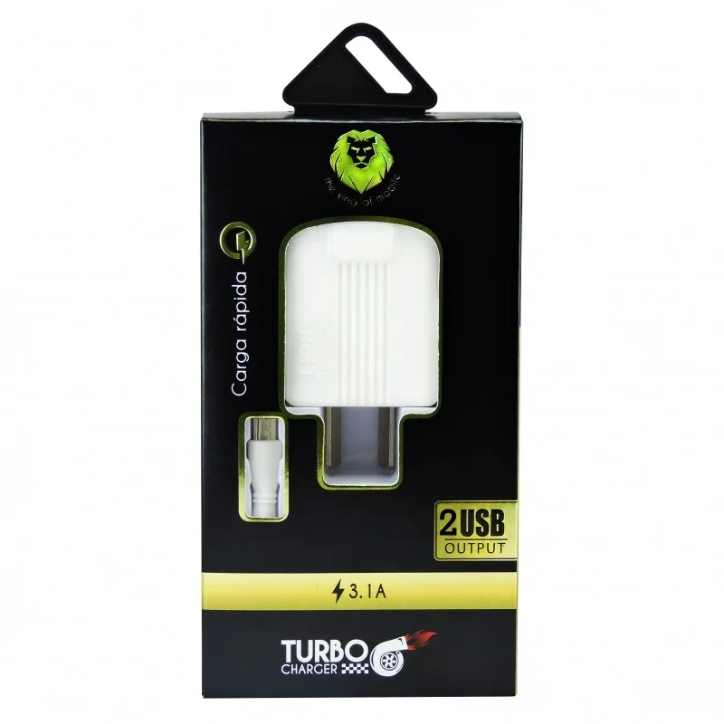 cargador carga rapida 3.1A